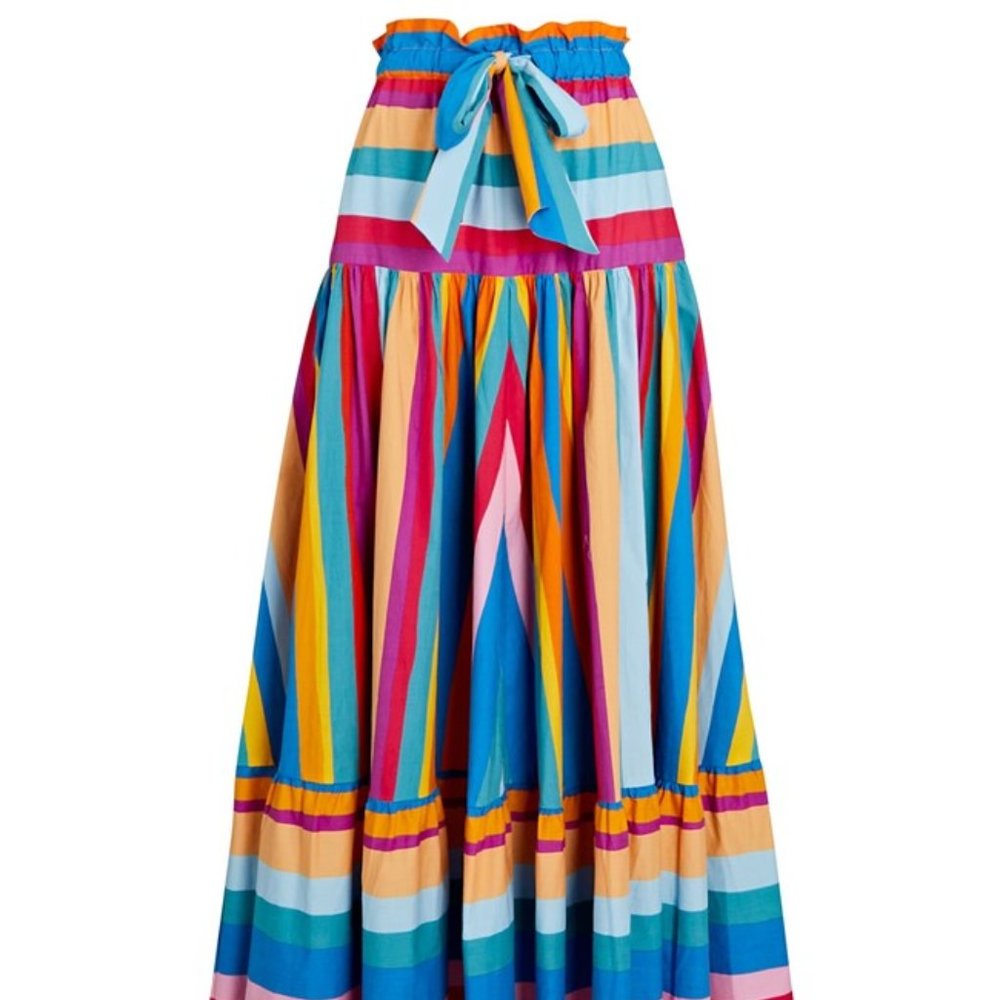 FARM Rio Striped Scarf Maxi Skirt - Picture 5 of 9